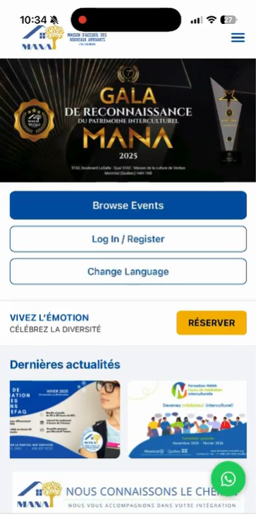 MANA – Mobile App for Non-Profit Event Management